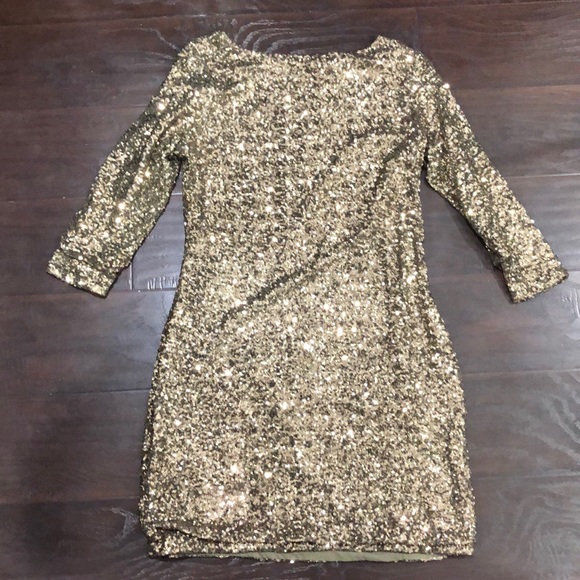 Gold Sequin Dress - Picture 1 of 1